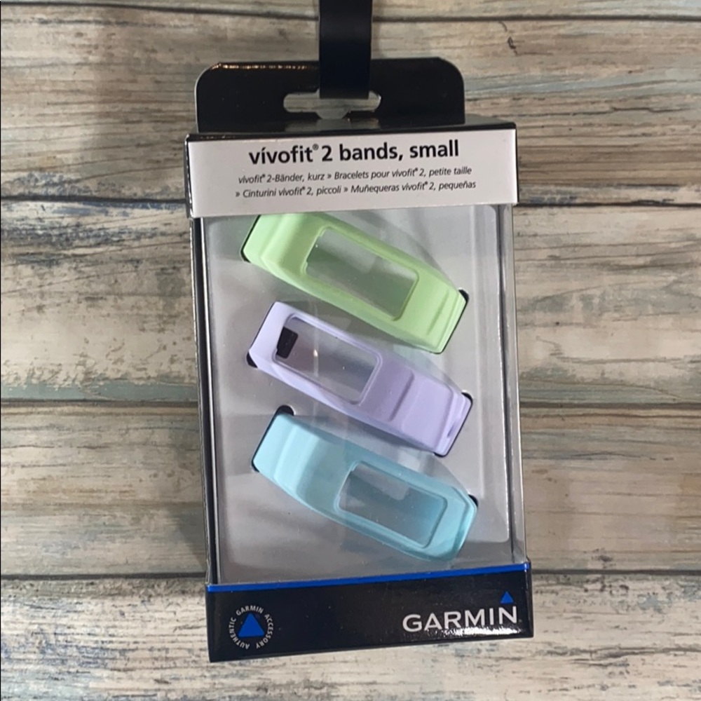 Garmin,  Vivofit 2 Bands, 3 Pack, Size Small, Pastel Colors